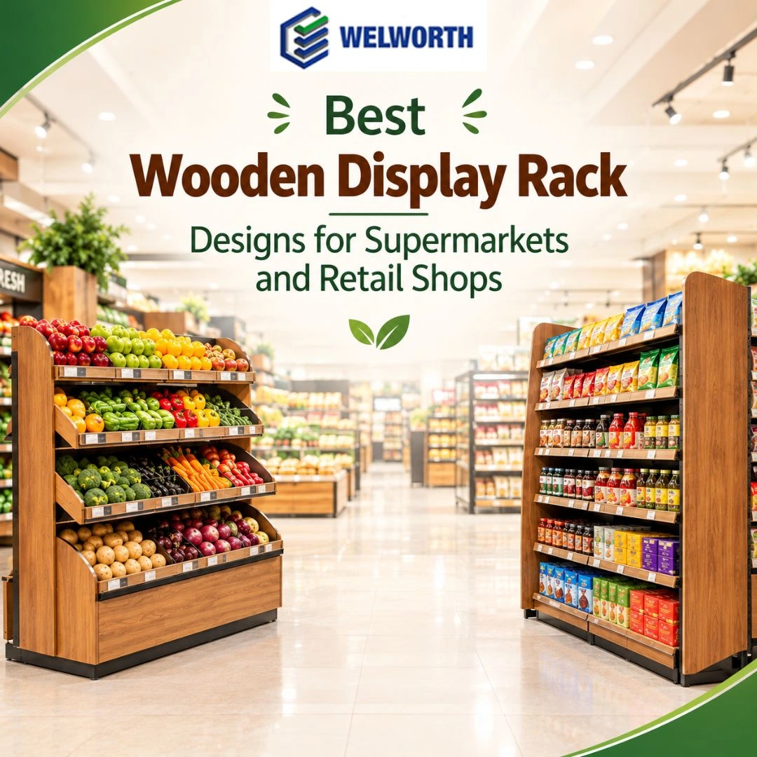 Wooden Display Rack Designs for Supermarkets and Retail Shops